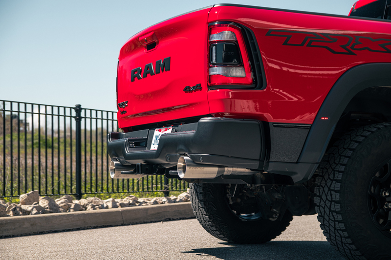 RAM TRX Performance Exhaust - Dual Rear - CORSA Performance - Baja Catback Dual Rear Exit - Gunmetal - `21-`24